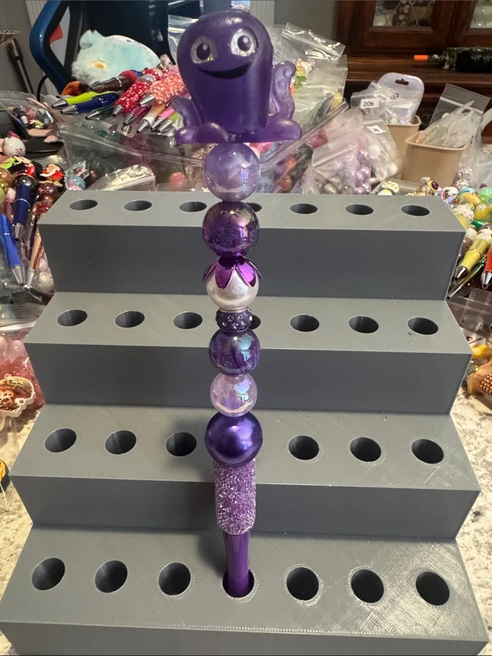 NWOT Disney Doorables Stretch Beaded Pen Handmade by Me